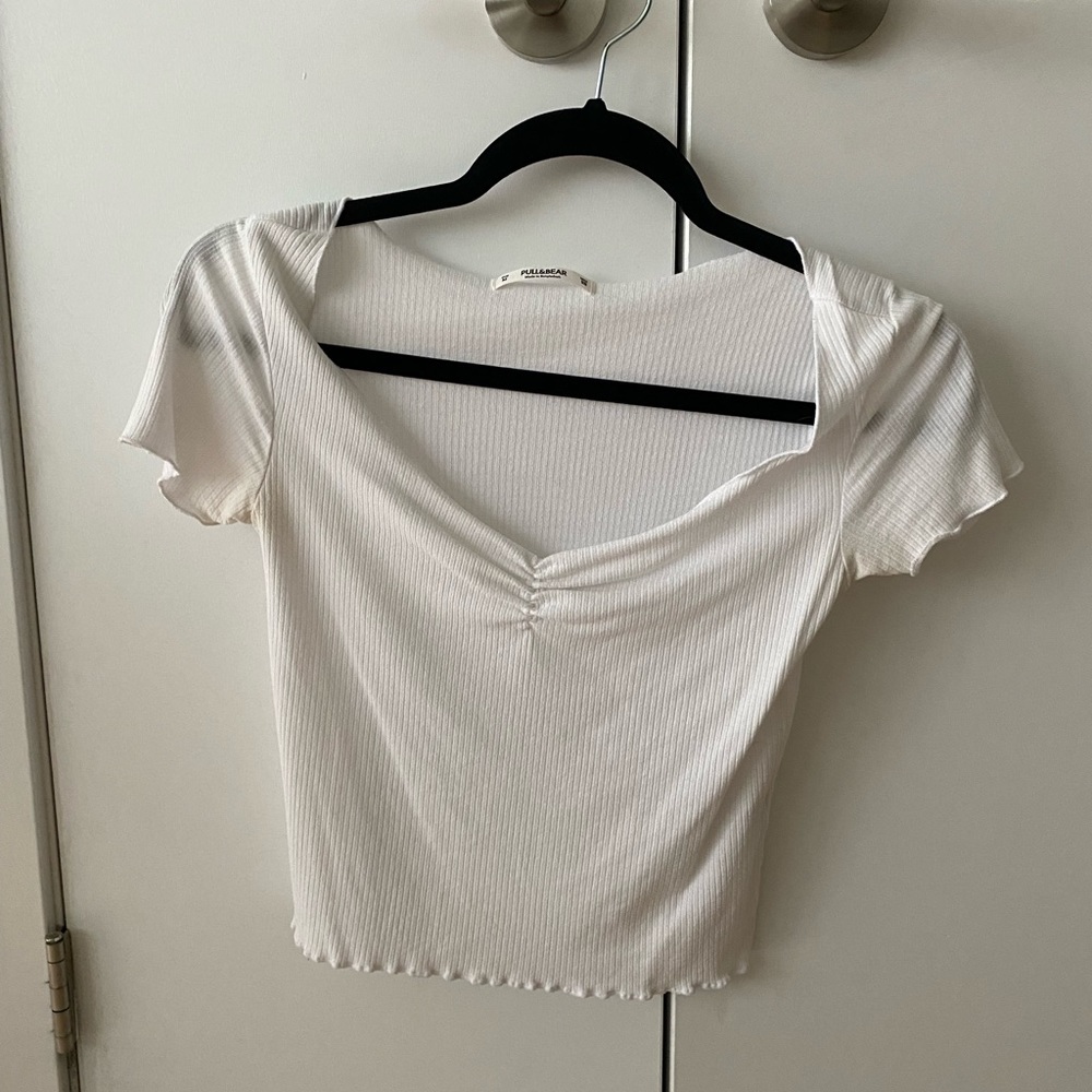 Pull&Bear white t-shirt